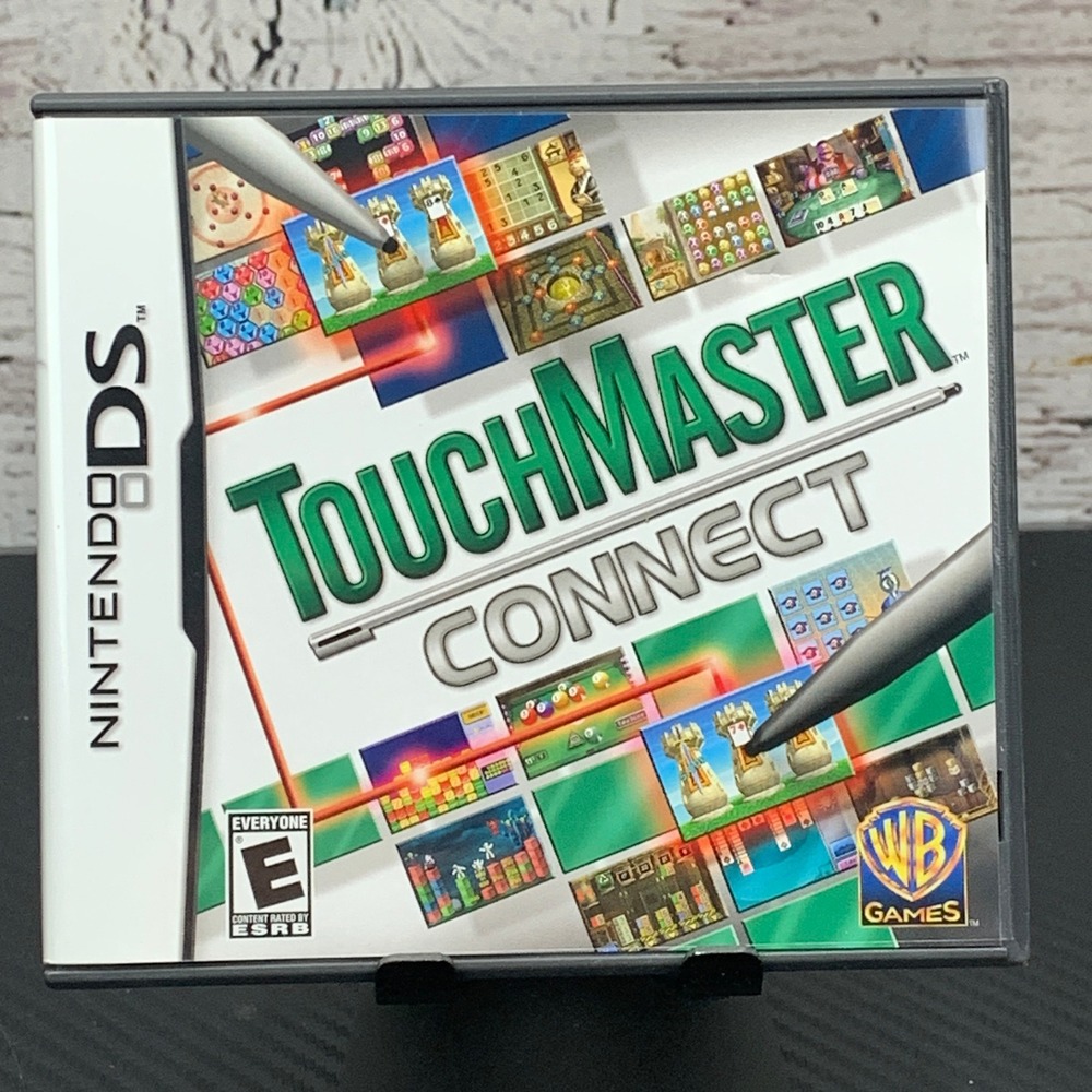 Touchmaster Connect Nintendo DS Game Puzzle Arcade Style‎ Complete